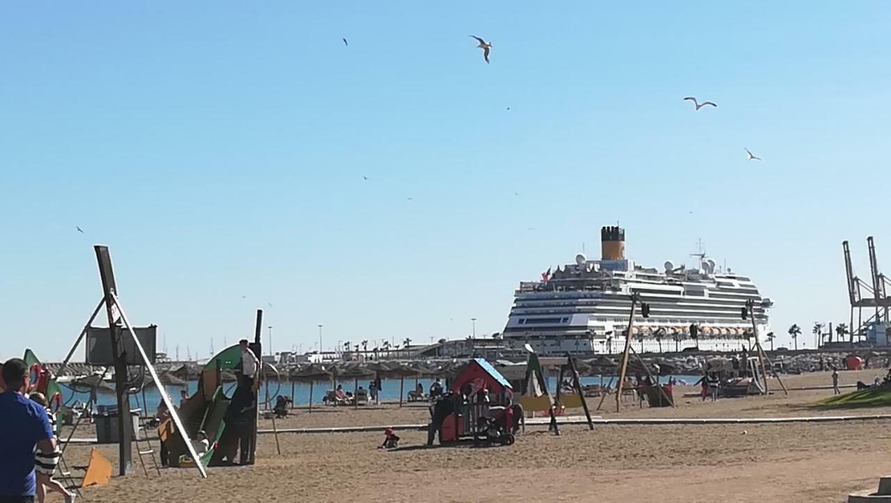 Costa Del Sol Primera Linea De Playa Malagueta マラガ エクステリア 写真